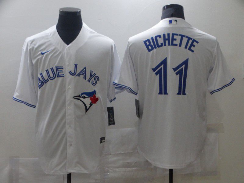 Men Toronto Blue Jays #11 Bichette White Game Nike 2021 MLB Jersey->san francisco giants->MLB Jersey